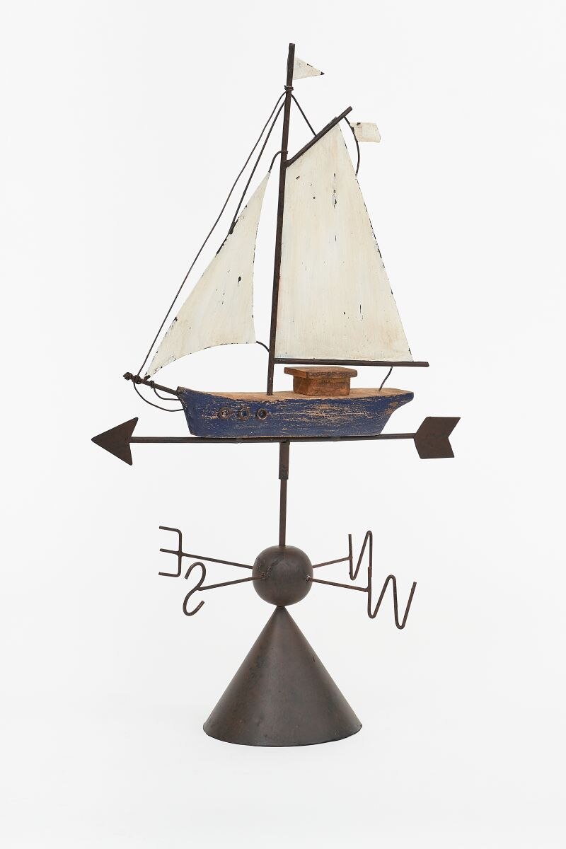 Batela Sailboat Tabletop Weathervane - Thumbnail 3