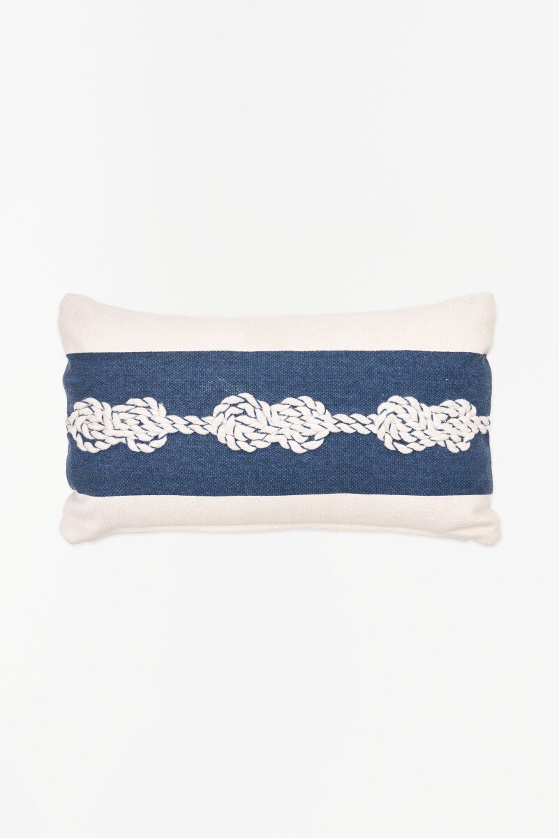 Sailor's S Knots Pillow w/ Insert - Thumbnail 2