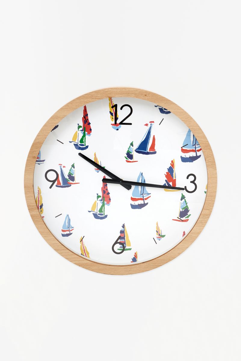 Batela Sailboats Wall Clock